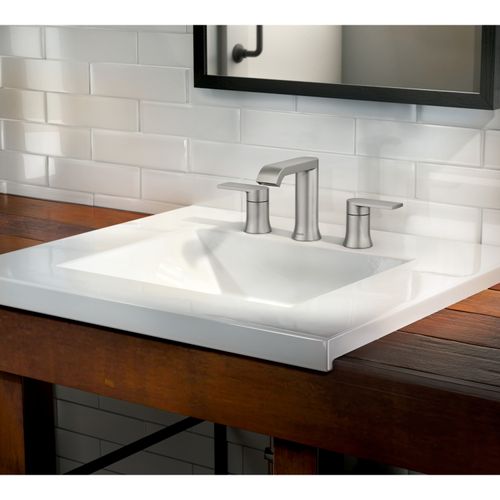 Main product image of Genta Spot Resist Brushed Nickel 2 Handle Bathroom Faucet, 84763SRN