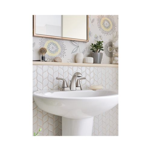 Main product image of Haber Spot Resist Brushed Nickel 2 Handle Bathroom Faucet, 84768SRN