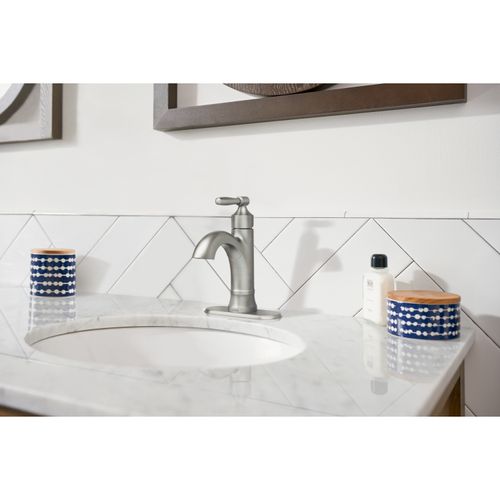 Main product image of Halle Spot Resist Brushed Nickel 1 Handle Bathroom Faucet, 84970SRN