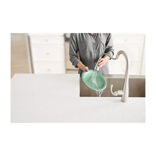 Main product image of Essie Spot Resist Stainless 1 Handle High Arc Pulldown Kitchen Faucet, 87014SRS
