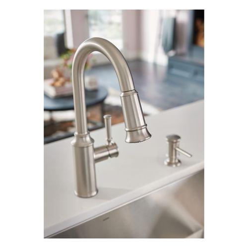 87731SRS Moen 87731SRS Glenshire Spot Resist Stainless 1 Handle