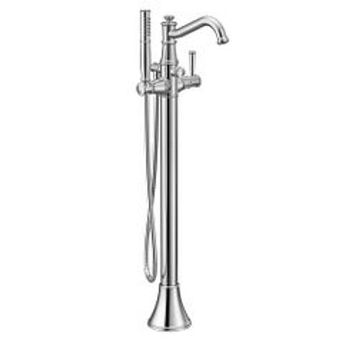 Main product image of Belfield Chrome 1 Handle Tub Filler w/ Hand Shower, 9025