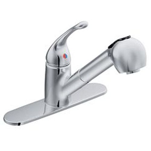 Main product image of Capstone Stainless 1 Handle Pullout Kitchen Faucet, CA40519