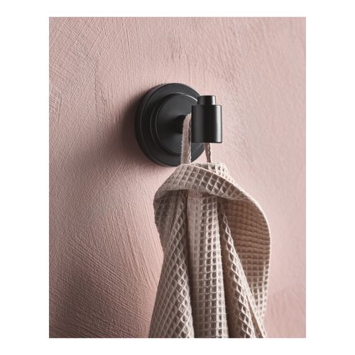Main product image of Iso Matte Black Single Robe Hook, DN0703BL