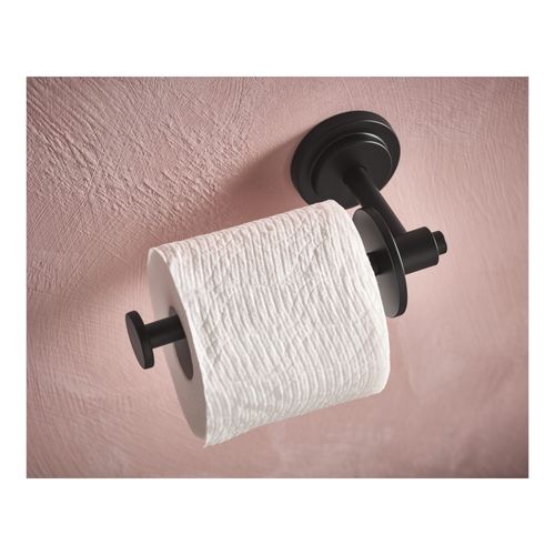 Main product image of Iso Matte Black Single-post Paper Holder, DN0709BL