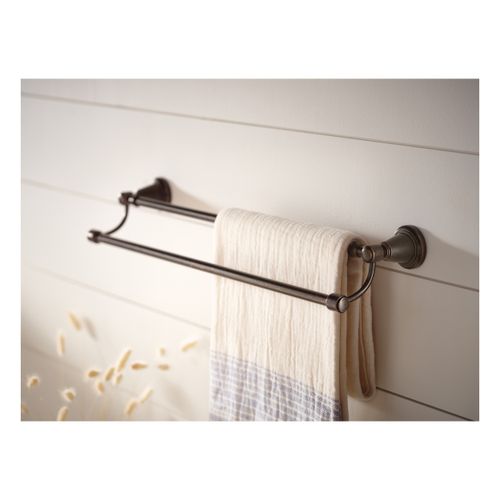 Main product image of Bradshaw Oil Rubbed Bronze 24" Double Towel Bar, DN3622ORB