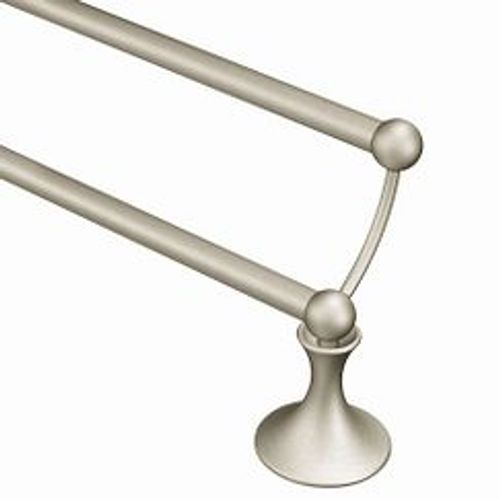 Main product image of Lounge Brushed Nickel 24" Double Towel Bar, DN7722BN