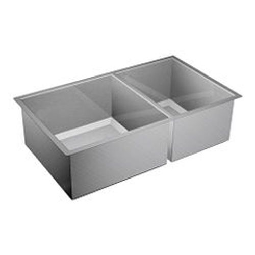 Main product image of 34" X 20" Stainless Steel 16 Gauge Big/med Double Bowl Sink, Undermount, G16221