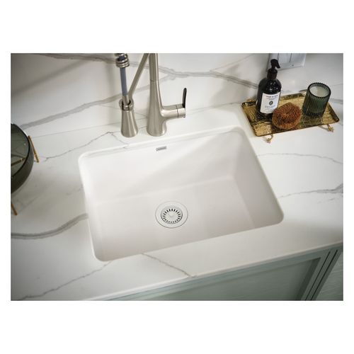 Main product image of 25" Wide X 9" Deep Granite Single Bowl Dual Mount Sink, GGW3019B
