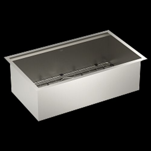Main product image of Luxe Chef 32" Workstation Stainless Steel Undermount Single Bowl Sink w/ Accessories, GS181020BUX