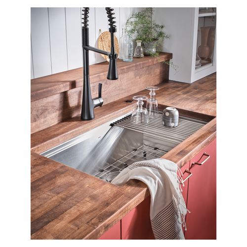 Main product image of Luxe Chef 32" Workstation Stainless Steel Undermount Single Bowl Sink w/ Accessories, GS181020BUX
