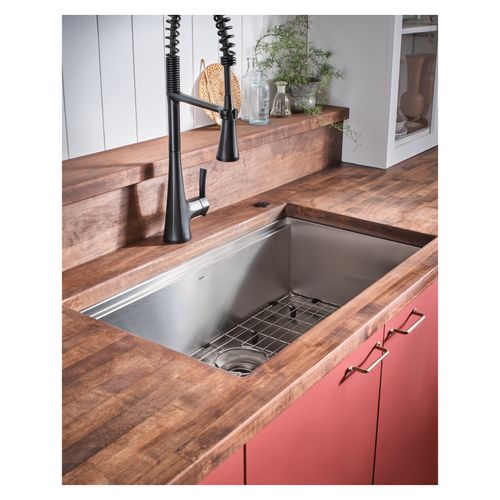 Main product image of Luxe Chef 32" Workstation Stainless Steel Undermount Single Bowl Sink w/ Accessories, GS181020BUX