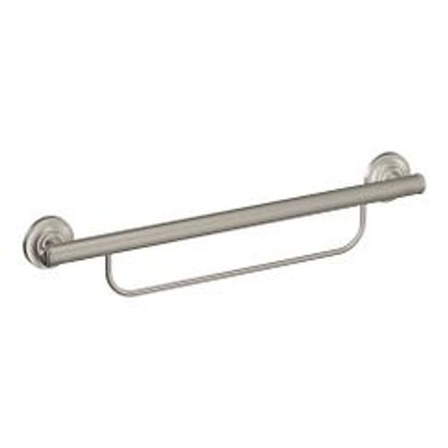Main product image of Brushed Nickel 24" Grab Bar w/ Towel Bar, LR2350DBN
