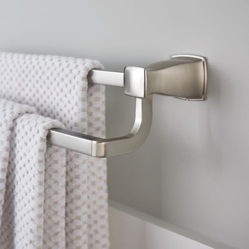 MY3522BN Moen MY3522BN Hensley Brushed Nickel 24" Double Towel Bar