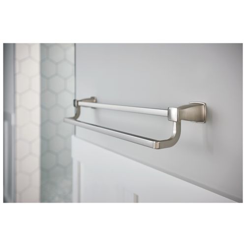Main product image of Hensley Brushed Nickel 24" Double Towel Bar, MY3522BN