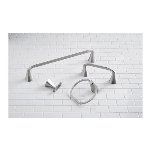 Main product image of Lindor Spot Resist Brushed Nickel Towel Ring, MY8786BN