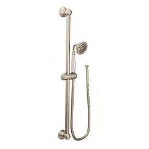Main product image of Weymouth Brushed Nickel Eco-performance Handheld Shower w/ Slide Bar, S12107EPBN