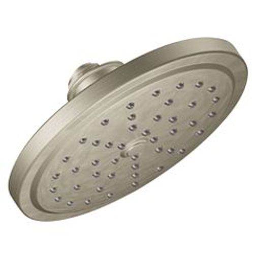 Main product image of Brushed Nickel 1 Function 6-3/4" Diameter Spray Head Rainshower, 2.5 Gpm, S176BN