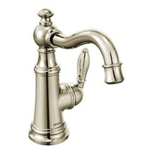 Main product image of Weymouth Polished Nickel 1 Handle Bathroom Faucet, S42107NL