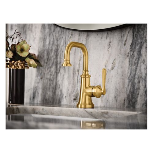 Main product image of Colinet Brushed Gold 1 Handle Bathroom Faucet, S44101BG