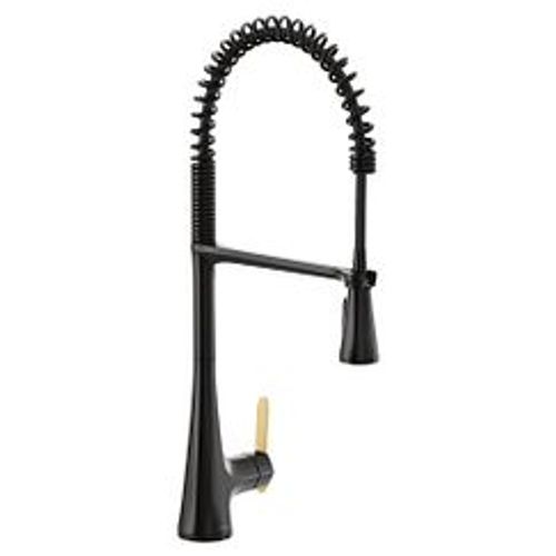 Main product image of Sinema Matte Black 1 Handle Pulldown Kitchen Faucet, S5235BL