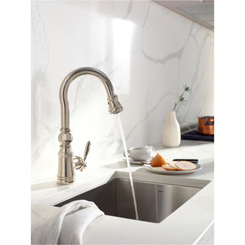 Main product image of Weymouth Polished Nickel 1 Handle Pulldown Bar Faucet, S53004NL