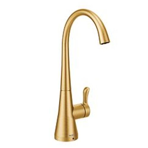 Main product image of Sip Transitional Brushed Gold 1 Handle Beverage Faucet, S5520BG