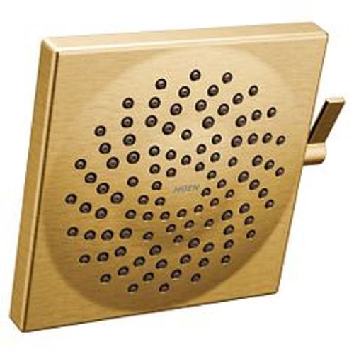 Main product image of Velocity Brushed Gold 2 Function 8-1/2" Diameter Spray Head Eco-performance Rainshower, S6345EPBG
