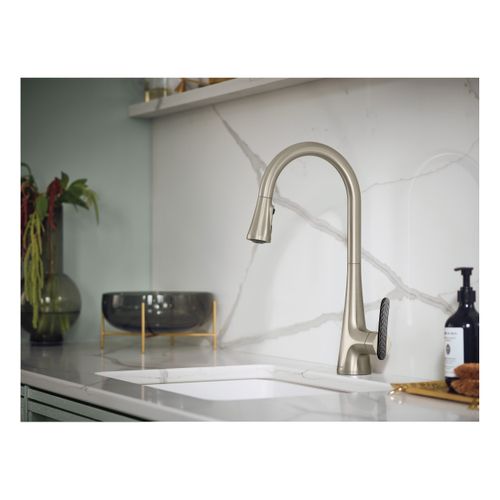 Main product image of Sinema Spot Resist Stainless 1 Handle Pulldown Kitchen Faucet, S7235SRS
