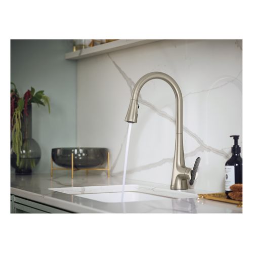 Main product image of Sinema Spot Resist Stainless 1 Handle Pulldown Kitchen Faucet, S7235SRS