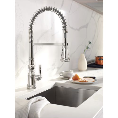 Main product image of Weymouth Chrome 1 Handle Pulldown Kitchen Faucet, S73104