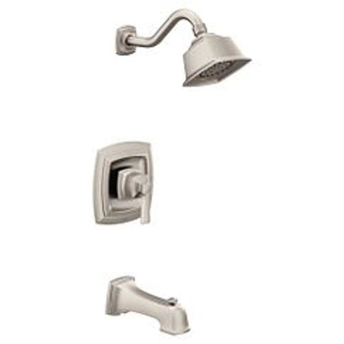 Main product image of Boardwalk Spot Resist Brushed Nickel Posi-temp Eco-performance Tub/shower Trim, 1.75 Gpm, T2163EPSRN