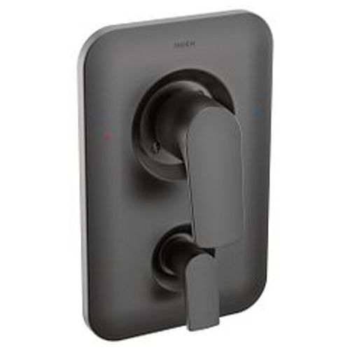 Main product image of Rizon Matte Black Posi-temp w/ Diverter Tub/shower Valve Trim, T2810BL