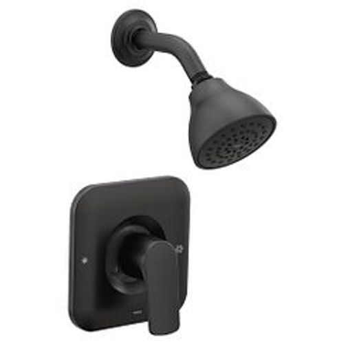 Main product image of Rizon Matte Black Posi-temp Eco-performance Shower Trim, 1.75 Gpm, T2812EPBL