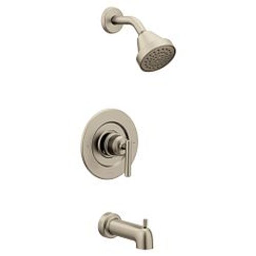 Main product image of Gibson Brushed Nickel Posi-temp Tub/shower, 3.6" Diameter Shower Head, 1.75 Gpm