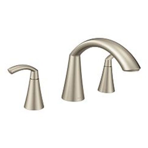 Main product image of Glyde Brushed Nickel 2 Handle Roman Tub Faucet, T373BN