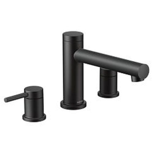 Main product image of Align Matte Black 2 Handle Roman Tub Faucet, T393BL