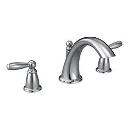 Main product image of Brantford Chrome 2 Handle Roman Tub Faucet, 6.5" Spout Reach
