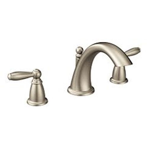 Main product image of Brantford Brushed Nickel 2 Handle Roman Tub Faucet, 6.5" Spout Reach, T4943BN