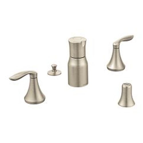 Main product image of Eva Brushed Nickel 2 Handle Bidet Faucet, T5220BN