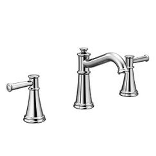 Main product image of Belfield Chrome 2 Handle Bathroom Faucet, Widespread, T6405