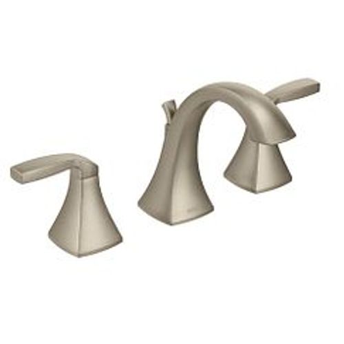 Main product image of Voss Brushed Nickel 2 Handle Bathroom Faucet, Widespread, T6905BN