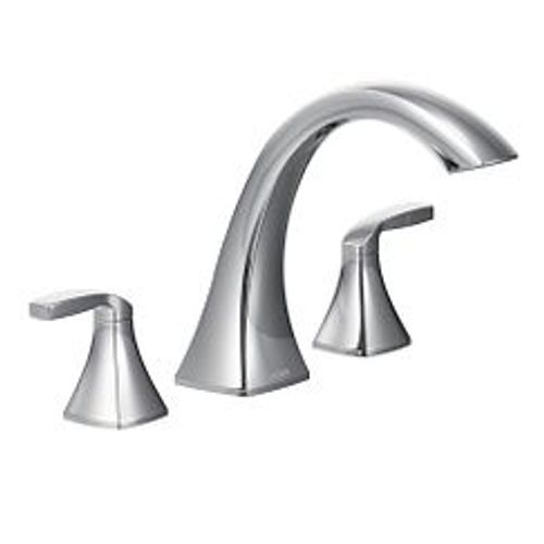 Main product image of Voss Chrome 2 Handle Roman Tub Faucet, T693
