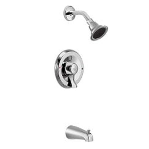 Main product image of Crhome Single Handle Posi-temp Pressure Balancing Tub And Shower Trim , 2.5 Gpm, T8389