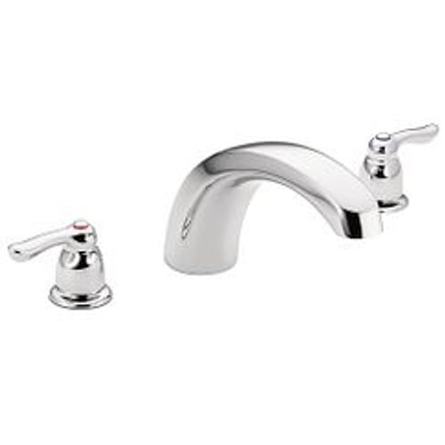 Main product image of Chateau Chrome 2 Handle Roman Tub Faucet, 9" Spout Reach, T990