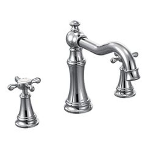 Main product image of Weymouth Chrome 2 Handle Roman Tub Faucet, TS22101