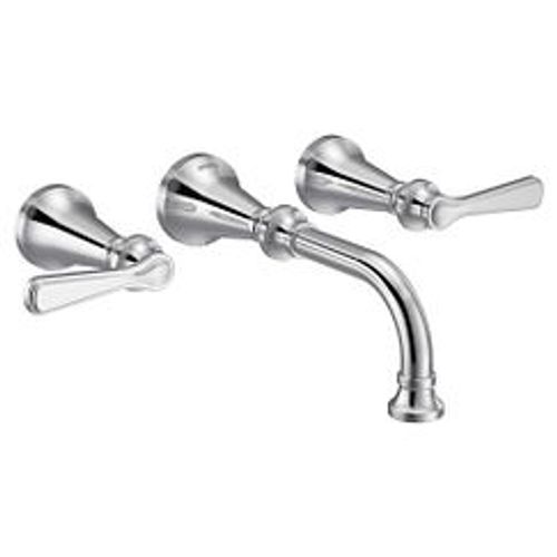 Main product image of Colinet Chrome 2 Handle Wall Mount Bathroom Faucet, TS44104