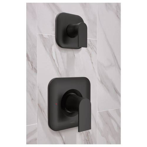 Main product image of Genta Lx Matte Black M-core Transfer Valve Trim, UT2401BL