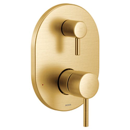 Main product image of Align Brushed Gold M-core 3-series w/ Integrated Transfer Valve Trim, UT3290BG