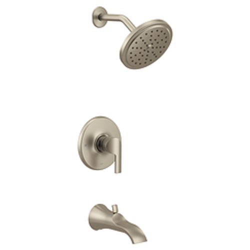 Main product image of Doux Brushed Nickel M-core 3-series Tub And Rainshower Trim, 2.5 Gpm, UTS3203BN